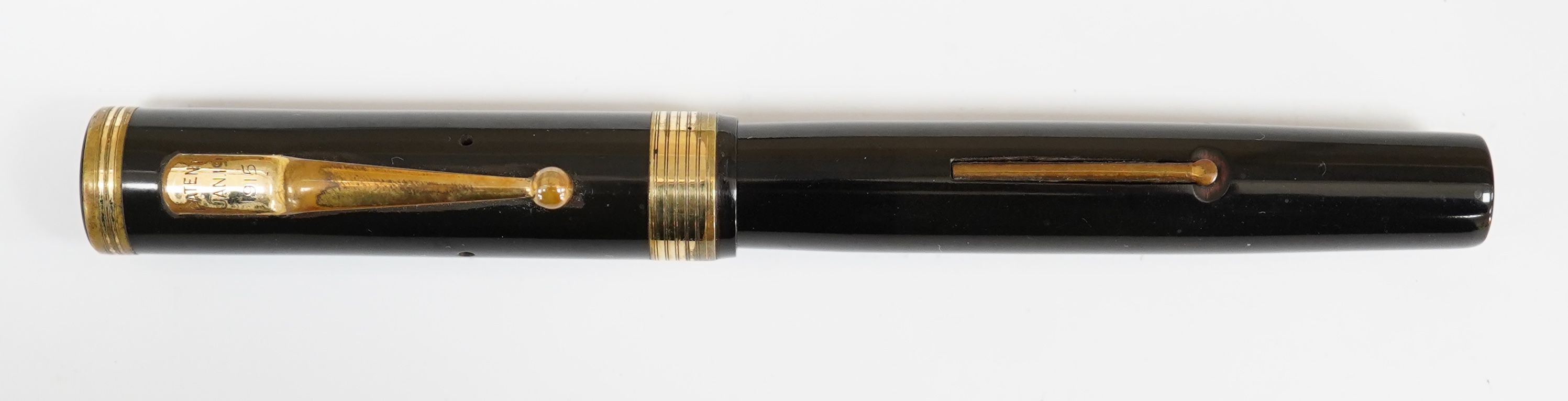 A Swan MT & Co. black Eternal fountain pen No.46 fitted with 14ct. Swan nib